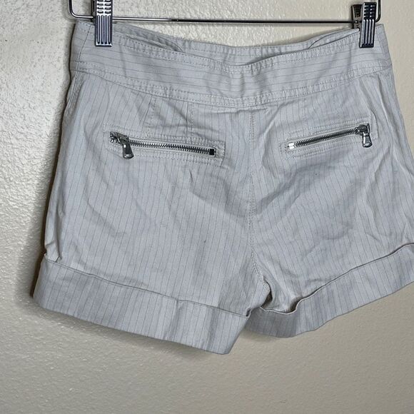 Marc By Marc Jacobs Shorts Womens 2 Chino Pockets Striped Cotton Bland - Picture 9 of 12